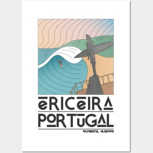 Ericeira Portugal Retro Travel Posters and Art